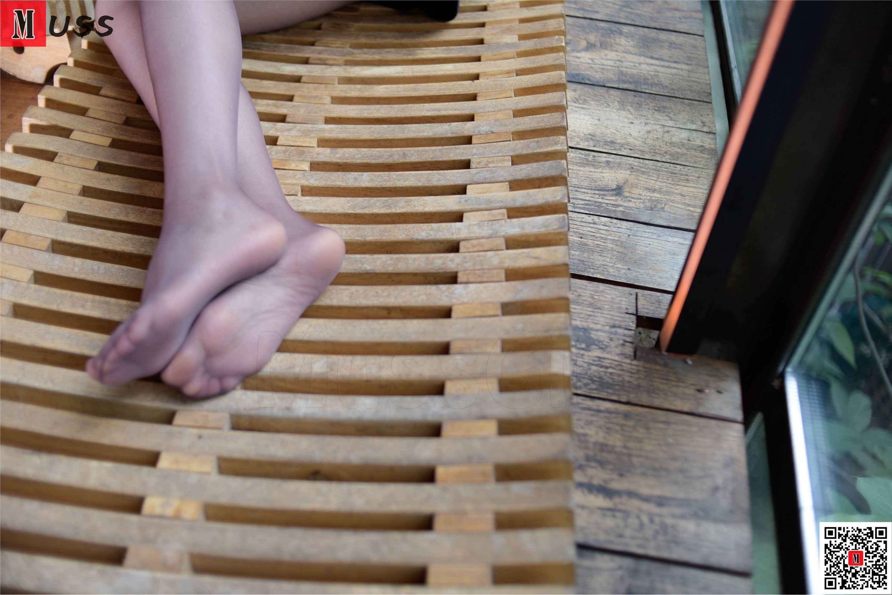 MussGirl慕丝女郎  NO.186 黑色连衣裙肉丝